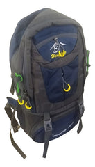 Mochila Para Camping Trekking Outdoor Tm Azul De 50lts Diseño De La Tela Liso