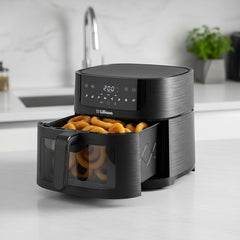 Freidora De Aire Digital Liliana Af906 Duogrill Mid 1700w 6l - Negro