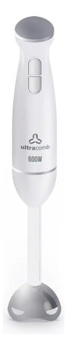 Licuadora De Mano Ultracomb Lm-2552 600w Inoxidable Inoxidable/blanco