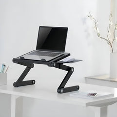 Base Notebook Escritorio Ergonómica Regulable Onebox Ob-s2 Color Negro