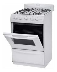 Cocina A Gas Natural Escorial Candor S2 Blanca Blanco