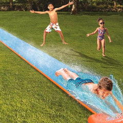 Pista Deslizador Tobogan Inflable Simple Bestway 52260 Naranja