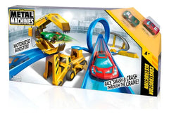 Set Pista Metal Machines Construction Destruction Zuru C Azul