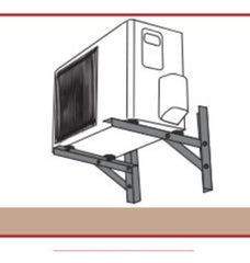 Mensula Aluminio Soporte Para Aire Acondicionado Split 60cm