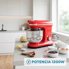 Batidora Planetaria Digital Smartlife Sl-sm030r 1200 W Rojo 50 Hz/60 Hz