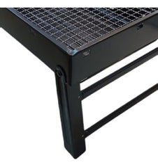 Parrilla Chica Carbon Portatil Plegable Camping Asado Tm Negro
