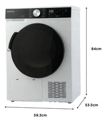 Secarropas Por Calor Smartlife Sl-dyhp08w 8 Kg Blanco