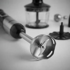 Mixer Licuadora Mano Atma Lmat21123in Vaso Batidor Chopper Negro