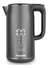 Pava Eléctrica Yelmo Pe-3912 1.7lt 2200w Pantalla Digital Color Negro