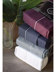 Juego Sabanas 2plazas1/2 Fp Home Premium Gris Oscuro 300h Cs Gris Oscuro Liso
