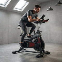 Bicicleta De Spinning Semi-profesional Randers 895sp H:150kg Negro