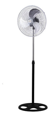 Ventilador De Pie Kanjihome 18 Kjh-fh1311 90w 1.50m 3 Aspas 45.72 Cm 50 Gris Azul Metal 3