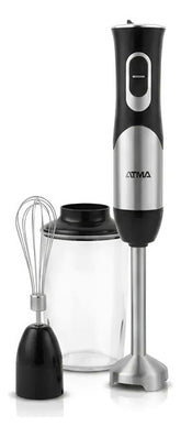 Mixer Licuadora De Mano Atma Lmat21122in Vaso 500ml Batidor Negro