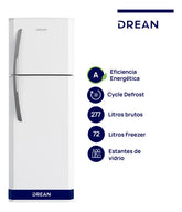 Heladera Con Freezer Cíclica Drean Hdr280f50b 277L