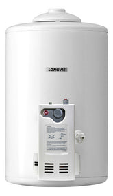 Termotanque Gas Longvie 50 L Pie Y Colgar Poliuretano T5050d Color Blanco