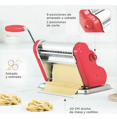Maquina De Pastas Acero Inox Pastalinda Clásica 200 Coral