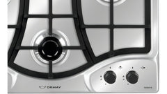 Anafe Con Alimentación A Gas Ormay Tecno Ix Plateado 4 Hornallas Acero