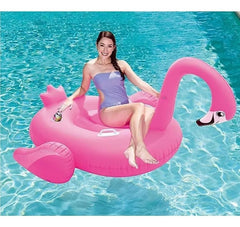 Flotador Inflable Flamenco Grande Bestway 41108 H90kg Cts Rosa Chicle