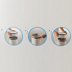 Cesto De Basura Inteligente Onebox Ob-sl12a C/ Sensor 12l Cs Blanco