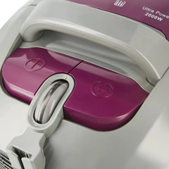 Aspiradora Atma 94as9121pi 2000w Bolsa De Tela 2l Color Morado/plateado Gris