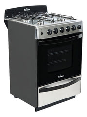 Cocina Multigas Florencia 5538 Acero De 4 Hornallas Clase A Color Acero Inoxidable