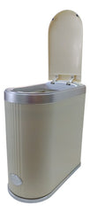 Cesto Basura Rectangular Inteligente Con Sensor Vivendi 12l Beige