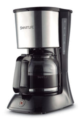 Cafetera De Filtro Smartlife 1.5lts 980w Sl-cm9402 Color Negro/acero Inoxidable