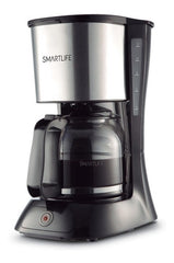 Cafetera De Filtro Smartlife 1.5lts 980w Sl-cm9402 Color Negro/acero Inoxidable