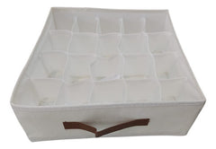 Organizador De Cajones Vivendi Guardado Ropa Interior Blanco