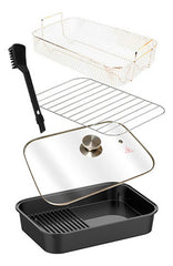 Freidora De Aire Digital Airchef Pro Grill De Liliana Af964 - Negro