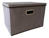 Caja Organizadora Plegable Con Tapa Plegable De 45x30cm Gris