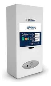 Calefon A Gas Natural Tiro Natural Señorial Tn14 De 14 Lts Blanco