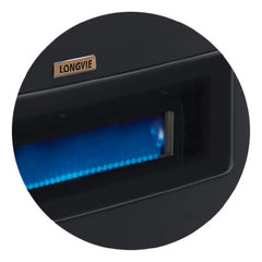 Calefactor Sin Salida A Gas Longvie Eca8kvt 8000 Conveccion Grafito