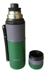 Termo Matero Vivendi 1.2 L Acero Inox Asa Plegable Verde Verde
