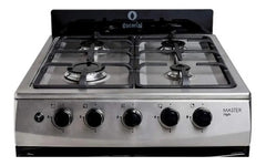 Cocina Escorial Master Style Multigas 4 Hornallas Acero Inox Acero Inoxidable