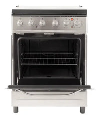 Cocina Electrica Kanjiblack 60cm Kjh-ekxl01v Plateado
