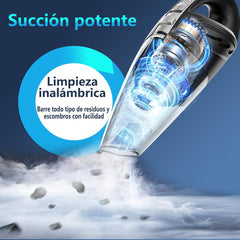 Aspiradora Inalambrica Tm Polvo Liquido Auto Hogar Carga Usb Negro