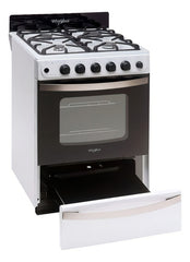 Cocina Whirlpool Multigas 56 Cm Blanca Color Blanco