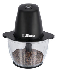 Picador Electrico Powerchop Bowl De Vidrio 1,8l 500w-liliana Negro