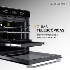 Horno Eléctrico Empotrable Whirlpool Woc73ae Negro 73l