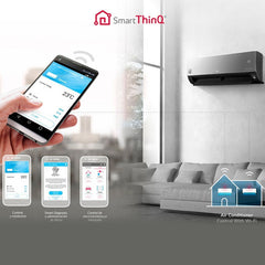 Aire Acondicionado LG Inverter Artcool 3000 Frigorías Color Negro