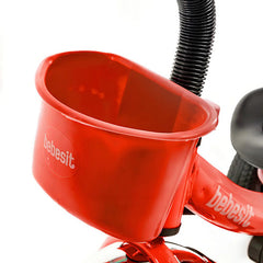 Triciclo Con Manija & Canasto Rojo Sl 1701 - Bebesit