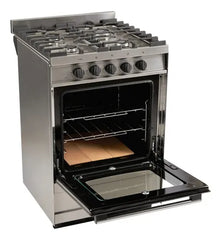 Cocina Comercial Florencia 5818 De 4 Hornallas 56cm Inox