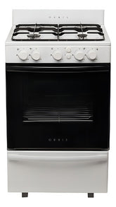 Cocina A Gas Orbis 858bc4 Blanca C/visor Y 4 Hornallas Cts Blanco