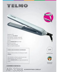 Secador Sc3688 Y Planchita De Cabello Ap3388 Yelmo Combo Esencia Ion Argan Set Plateado