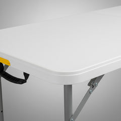 Mesa Plegable 2 Alturas Valija Transportable 120cm Picnic Tm
