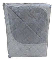 Cubrecama Kavanagh Twin Bicolor Funda Blanco Gris 160 X 230 Lisa