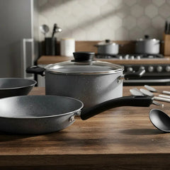 Batería De Cocina Tramontina 28399602 Con 44 Piezas De Aluminio Plomo Gris