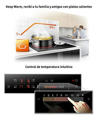Anafe Eléctrico Vitrocerámico Samsung Ctr264kc01 Color Negro