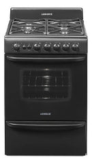 Cocina A Gas Longvie 13501g 56cm Grafito Cajón Parrilla Negro
